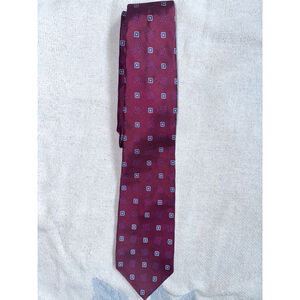 NWT Men’s Brooks Brothers 100% Silk Dress Maroon Neck Tie